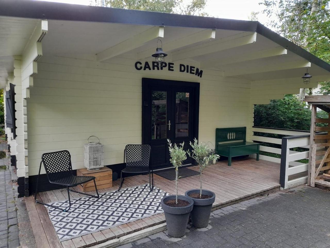 Carpe Diem, Het Ruime Chalet Met Houtkachel Nabij Wildlands Emmen Schoonebeek Exterior foto